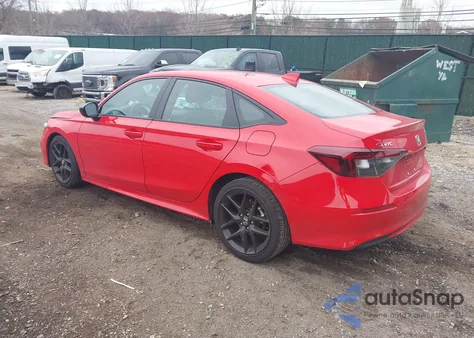 2025 Honda Civic Sport z USA, uszkodzony, nr VIN 2HGFE2F59SH572095